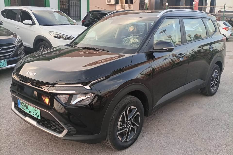 New Mitsubishi black luxury car parked at Limo Beirut