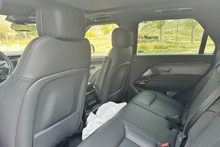 Spacious seats in the back side of the Range Rover Sport
