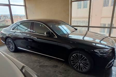 VIP Mercedes S Class 2023 in company's showroom